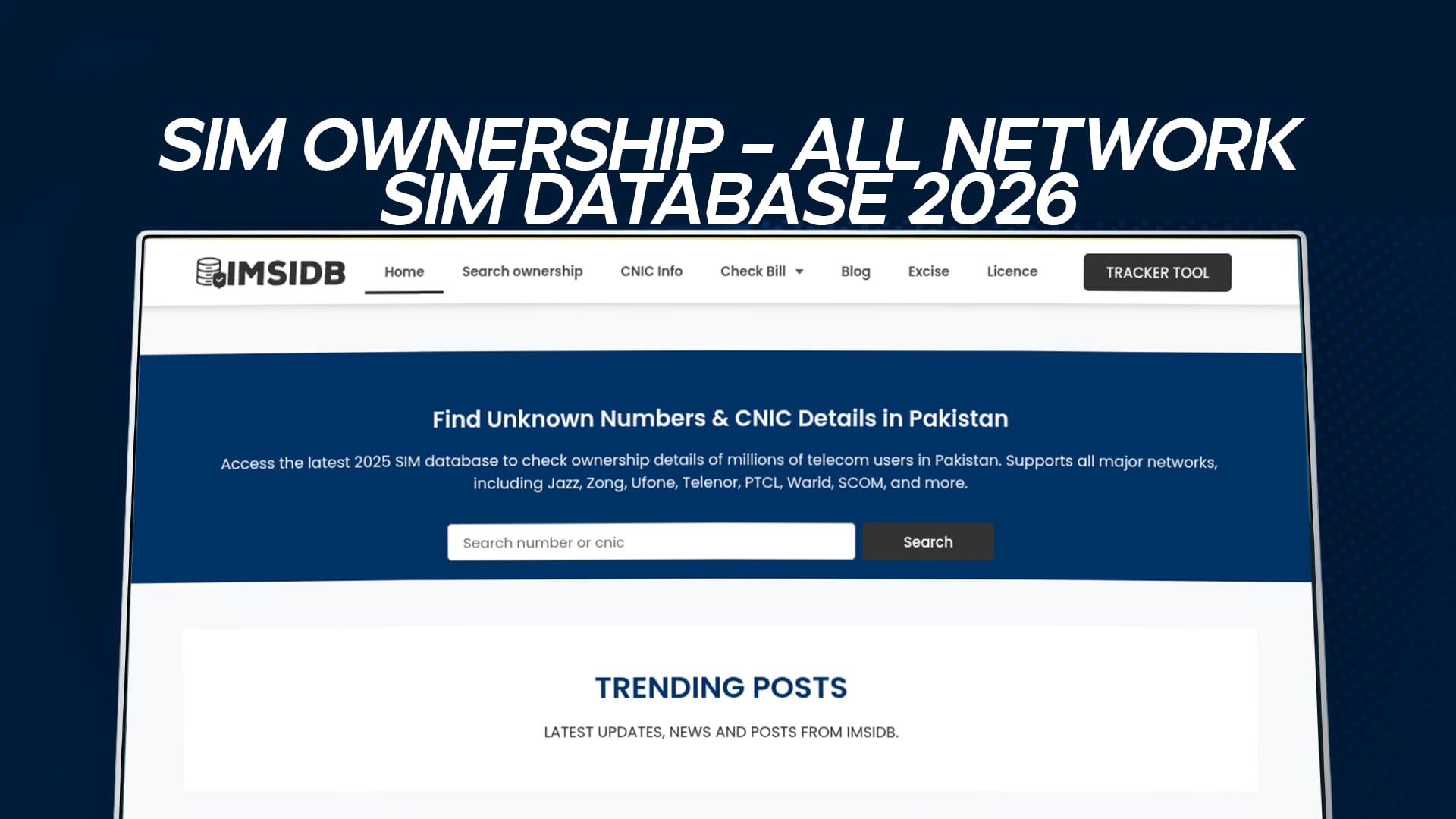 SIM Ownership – All Network SIM Database 2026